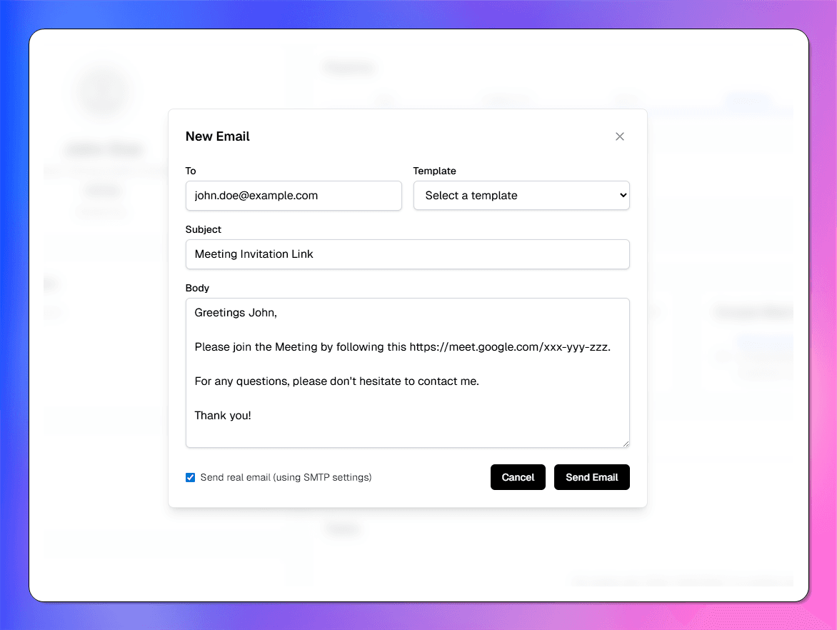 Meeting Invites